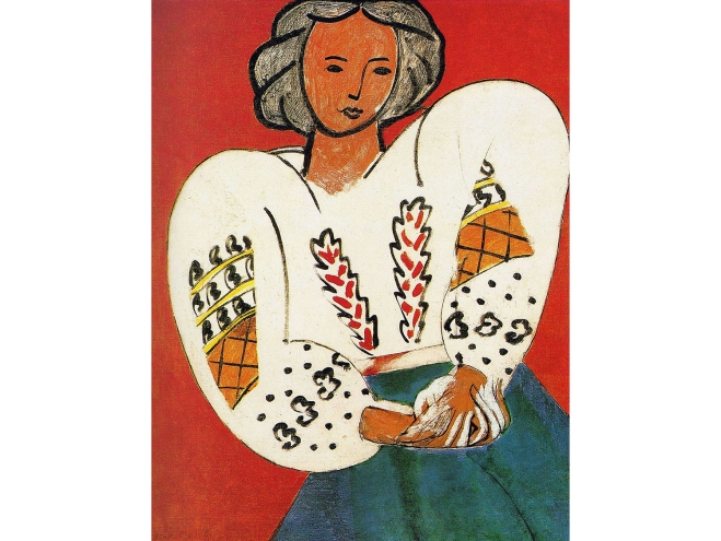 La Bluise Roumaine, obra de Matisse