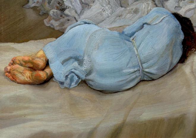 Annabel Sleeping, obra de Lucien Freud.